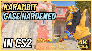 ★ CS2 Karambit Case Hardened | CS2 Knife In-Game Showcase [4K]