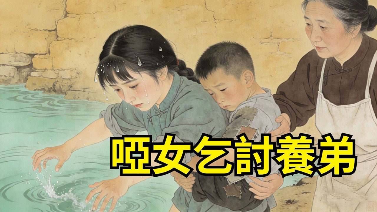 10歲啞女被繼母賣掉，跳河逃命，靠乞討養活弟弟。十五年後，姐弟成巨賈，回村蓋百間義屋。繼母跪在門口哭嚎，村民把她趕走！【故事便利店】#民間故事#傳統故事#故事頻道#聽書#睡前故事#情感