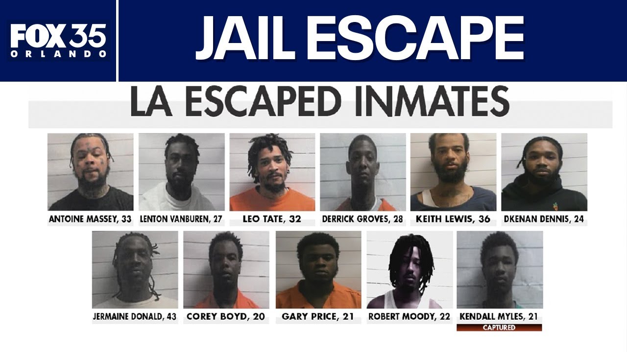 New Orleans jail escape: 7 of 10 inmates still on the loose - YouTube