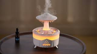 Mini USB Rain Cloud Humidifier Review  Remote, Lights & Aroma 🌈