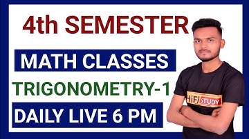 TRIGONOMETRY ART-1/UP DELED 4TH SEMESTER MATH 2022#mathbylalit #deled4thsem