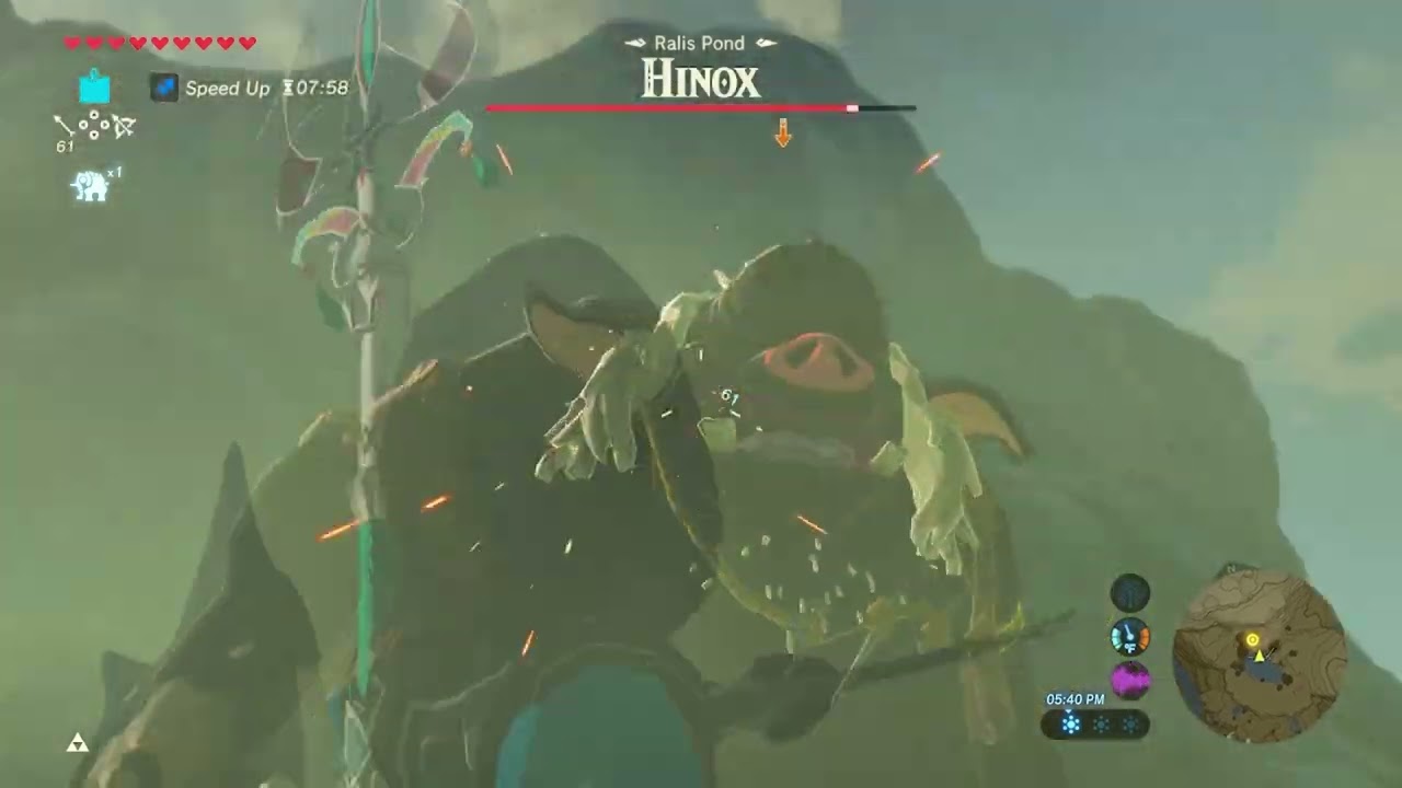 The Giant of Ralis Pond/Hinox The Legend of Zelda Breath of The Wild
