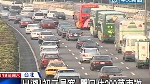 中天新聞》春節國道！ 除夕、初四、初五高乘載 - 天天要聞