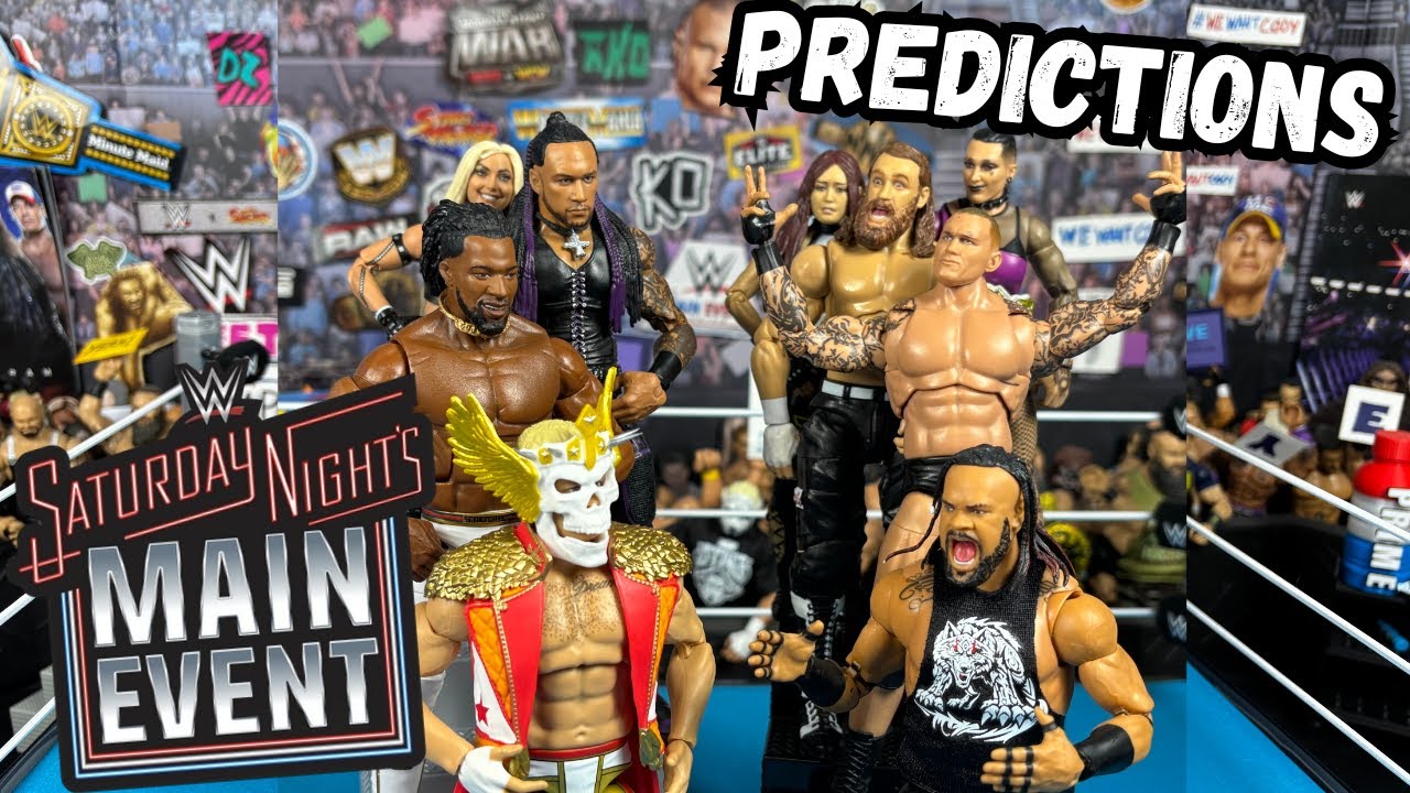 WWE SATURDAY NIGHTS MAIN EVENT FULL MATCH CARD PREDICTIONS! - YouTube