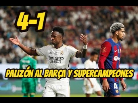 REAL MADRID 4 FC BARCELONA 1: EL MADRID DESTROZA AL BARÇA EN LA ...