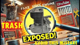 Fake 100cc Motorized Bike Kits- Huge Problem