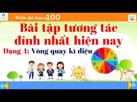 Trò chơi Vòng quay kì diệu- Ôn tập TV lớp 1