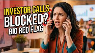 Investor Calls Blocked? Biggest Financial Fraud Warning Sign #InvestorAwareness #Finance