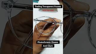 Photochromic Glasses with Bifocal Anti Glare || Transparent Full Frames viral shorts