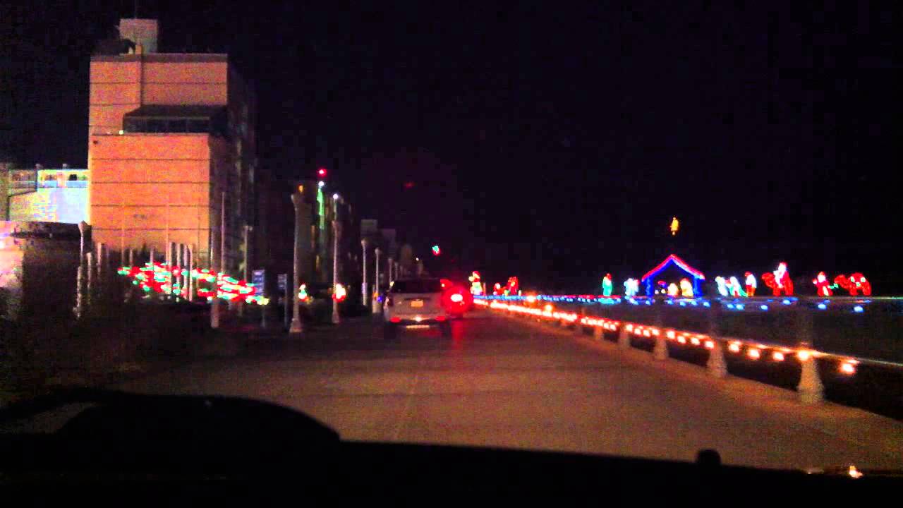 Christmas Lights on the Boardwalk YouTube