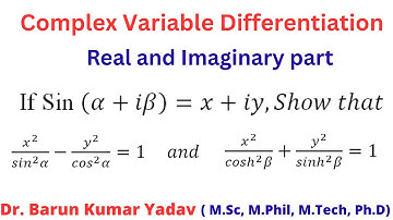 Separation of real and imaginary part of Exponential , Circular and Hyperbolic function | part 4 |