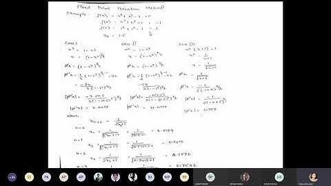 (Aug 26)Class-4 Numerical Method: Chapter 3 : Solutions Of Linear Equations