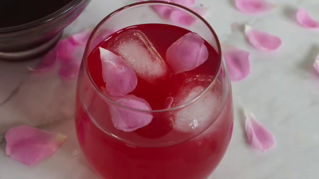 Natural Rose Syrup how to make organic natural rose syrup YouTube