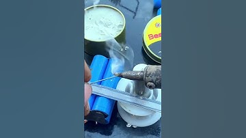 how to soldering lithium battery? #solderingtips #batterysoldering #howtosoldering #diyelectronics