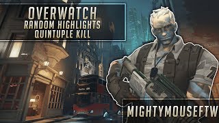 Overwatch Random Highlights 11 - Soldier 76 Quintuple Kill
