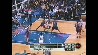 Yao Ming blocks Michael Jordan