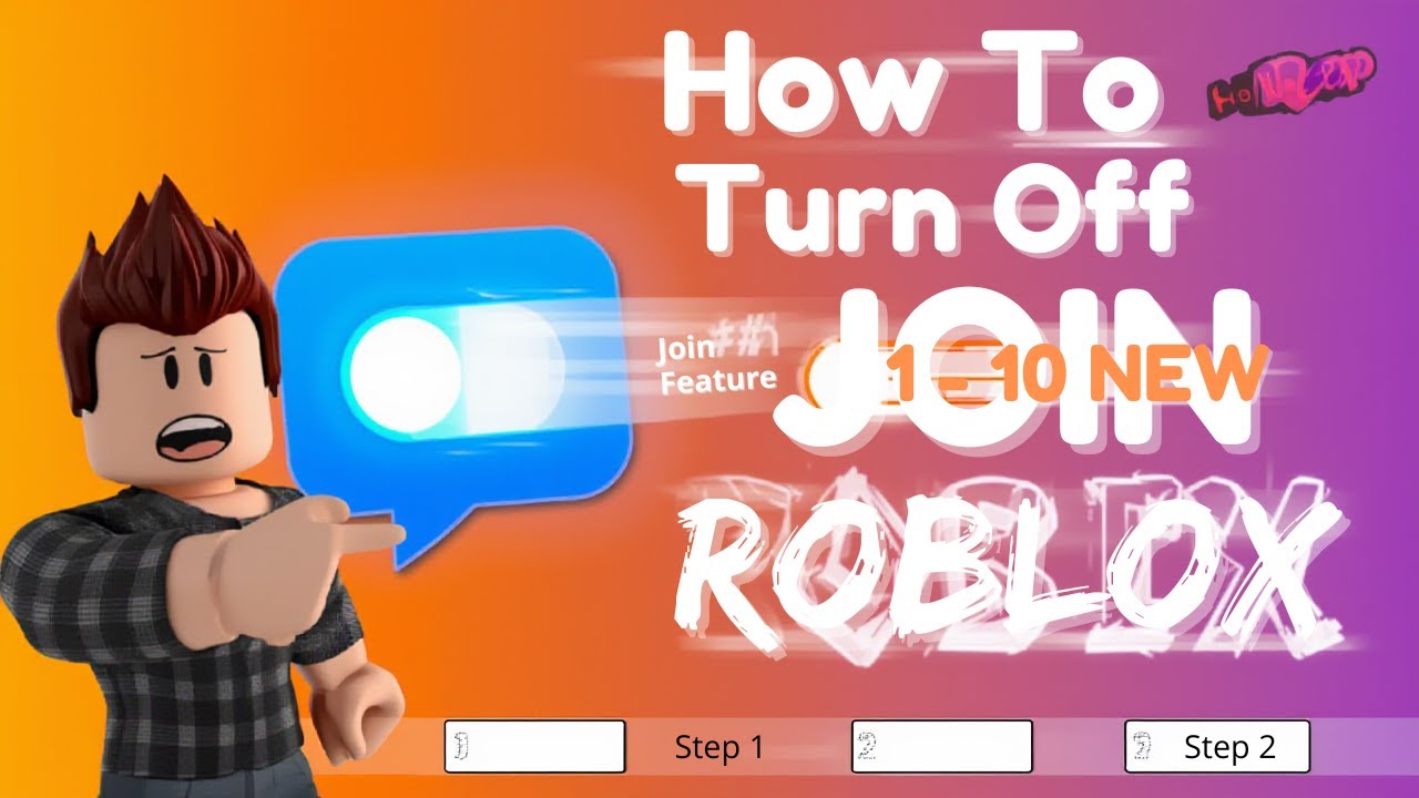 How To Turn Off Join On Roblox YouTube 