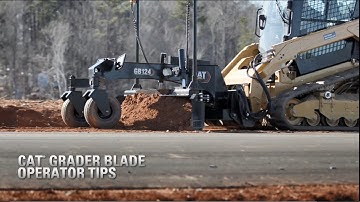 Cat® SMART Grader Blade Operator Tips