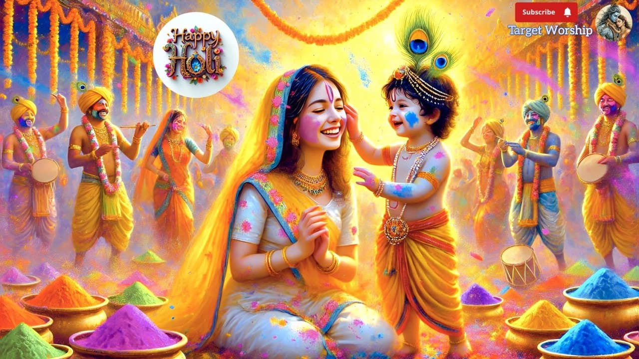 Best Radha Krishna Holi Song 2026 💖 | कान्हा संग खेलें होली... | Divine Holi Vibes ✨ #Holi2026