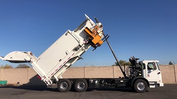 2013 Autocar Labrie Automizer 50/50 Split Garbage Truck for Sale