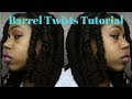 Loc Tutorial~How to do Barrel Twist With Dreads