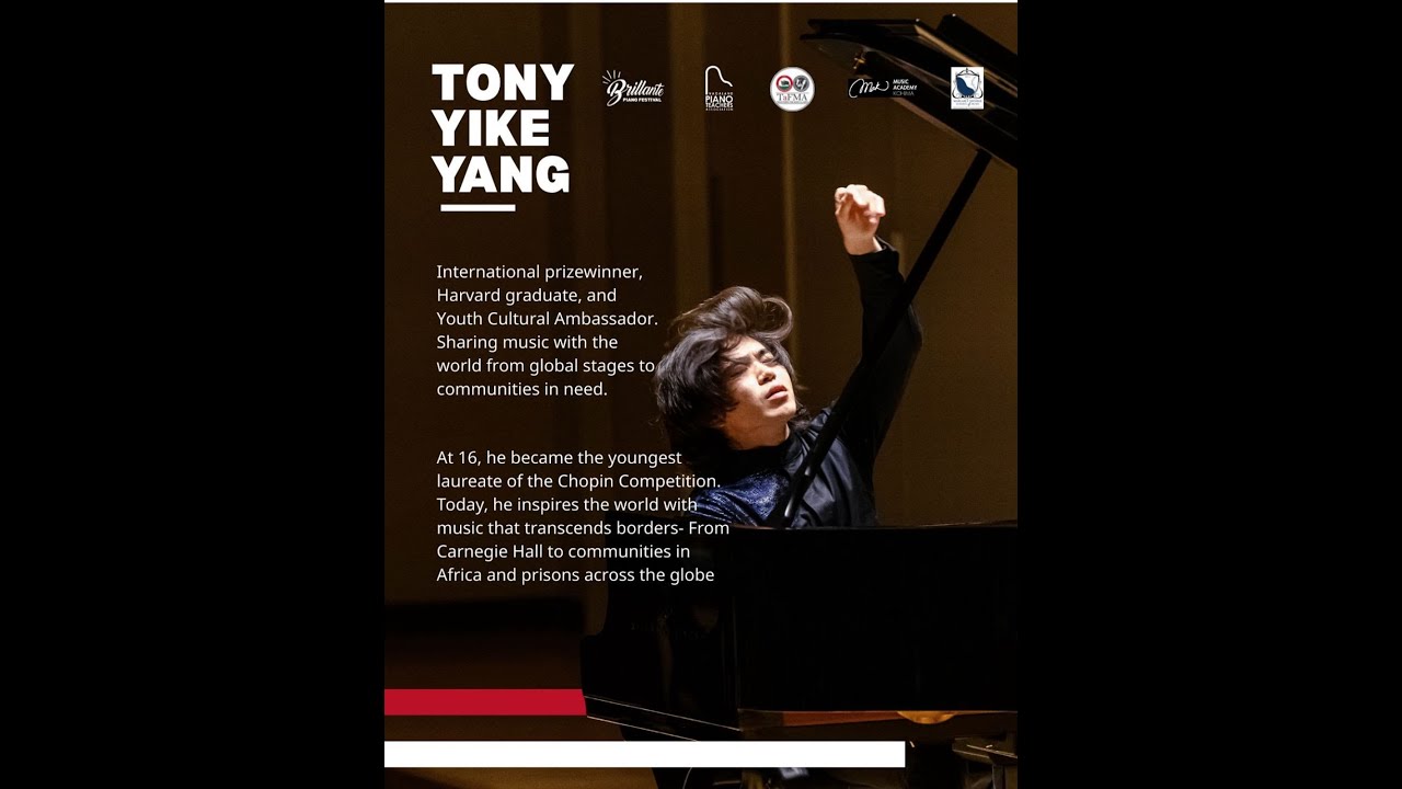 Tony Yike Yang performs at the Margaret Shishak School of Music