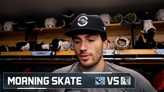 Nick Schmaltz and André Tourigny  | 10.13 Morning Skate