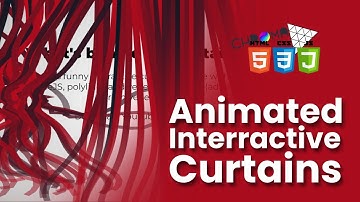 Animated Curtains using HTML, CSS, JS, ThreeJS, ChromaJS and VerletJS