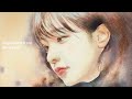 【水彩人物画４】肌の透明感・目鼻口・髪と背景を描くチュートリアル｜ちょこ・テク｜絵の先生かず｜Watercolor Portrait