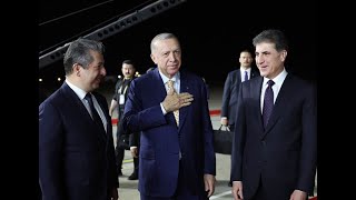 Cumhurbaşkanımız Erdoğan'ın  Erbil'de Karşılanması