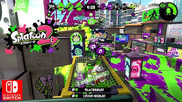 Nintendo Splatoon 2 Rainmaker Custom Hydra Splatling Gameplay Ranking Switch