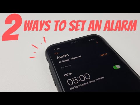 How To Set An Alarm on iPhone (2021)