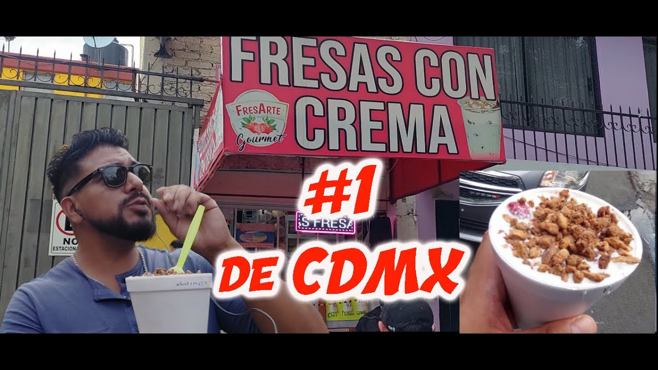 ¿Son las mejores FRESAS con Crema de CDMX? 🍓🤤 YouTube