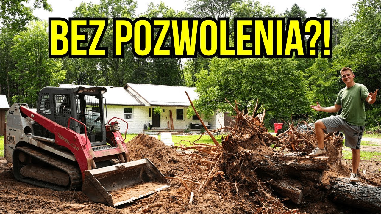 Na Wsi w USA | Usuwamy drzewa, planujemy podjazd… + na grzybach z Angeliką