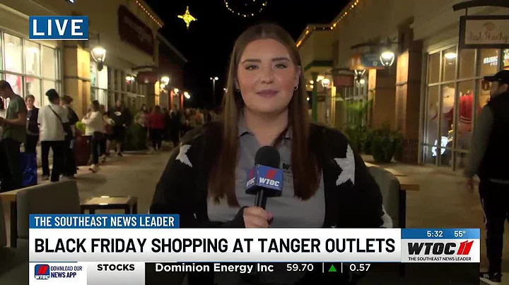 Stores open at the Tanger Outlets for Black Friday
