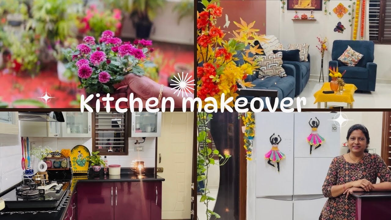 Small makeover for my kitchen | Terrace gardening | ￼