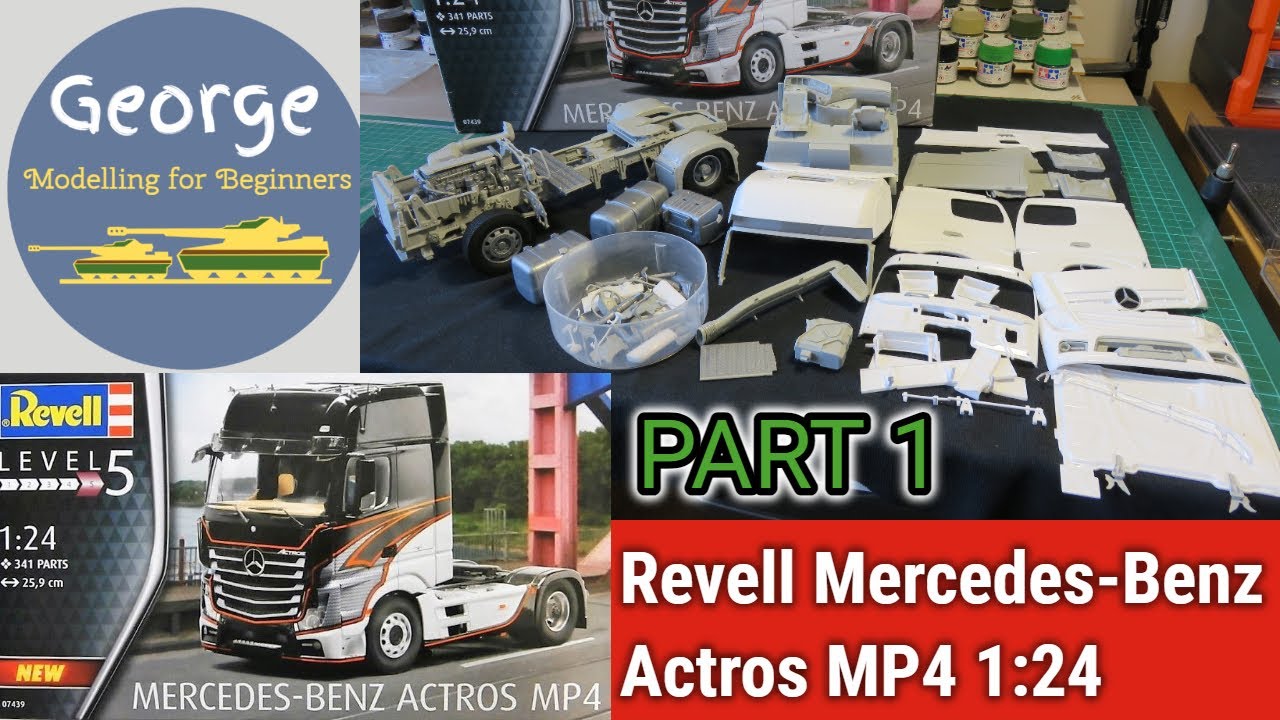 Revell Mercedes-Benz Actros MP4 1:24 part 1 