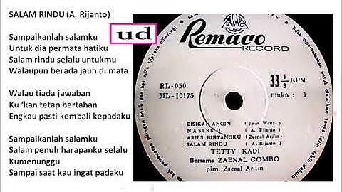 Tetty Kadi - Salam Rindu (A. Rijanto) - 1968