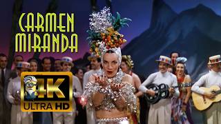Carmen Miranda &amp; Don Ameche - Chica Chica Boom Chic (1941) AI 4K Enhanced Stabilized