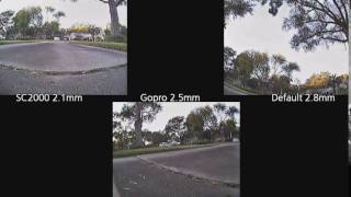 20161030 Default 2.8Mm, Gopro 2.5Mm, Sc2000 2.1Mm Lens Comparison