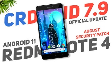 CrDroid 7.9 Official For Redmi Note 4 | Android 11 | Rounded Corner styles, August Security Patch