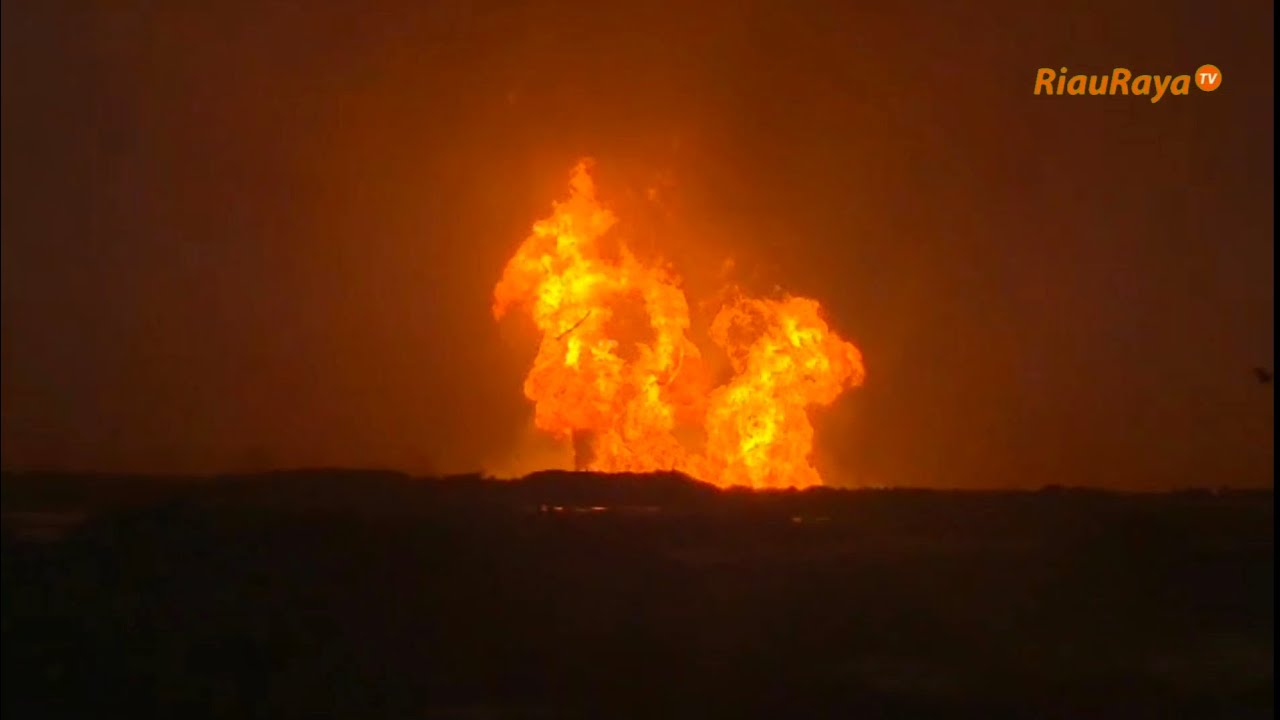 PIPA GAS PT TRANSGASINDO DI BATU  AMPAR ALAMI KEBOCORAN, JALUR LINTAS TIMUR SUMATRA TUTUP SEMENTARA