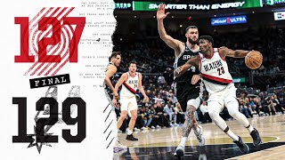 Trail Blazers 127, Spurs 129 Apr. 6, 2023 Game Highlights