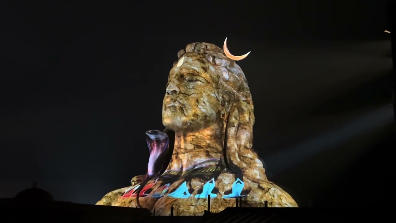 LASER SHOW | ADIYOGI ( THE ABODE OF YOGA ) 🕉️ 