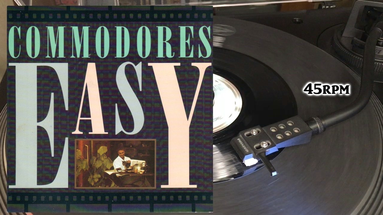 Commodores - Easy, 1988 reissue, Motown - ZB 4179, Vinyl, 7