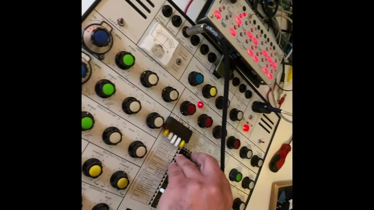 鍵盤楽器 Portabellabz SQ-1 Card for EMS Synthi A EMS Synthi A + Korg SQ1 Sequencer potabellabaz - Minidemo Audio