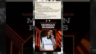 €9M to €80M in 2 Years! #morganrogers #astonvilla #uel #england #worldcup2026 #risingstar
