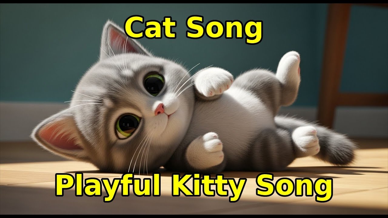 Cat Song 🐱 | Playful Kitty Song for Kids | Tunibee