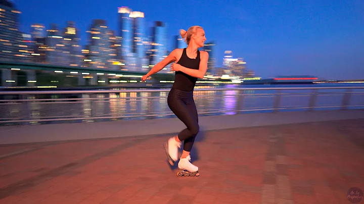 Roller Skating the Hudson River Pier at Blue Hour ...