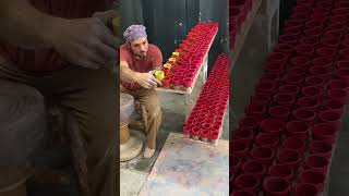 guy loves making clay pots just to smash them for fun #viral #shorts
